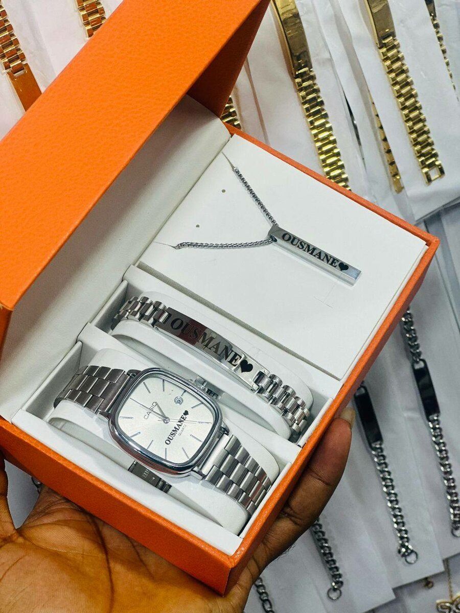 Ensemble Montre et Bracelet Homme