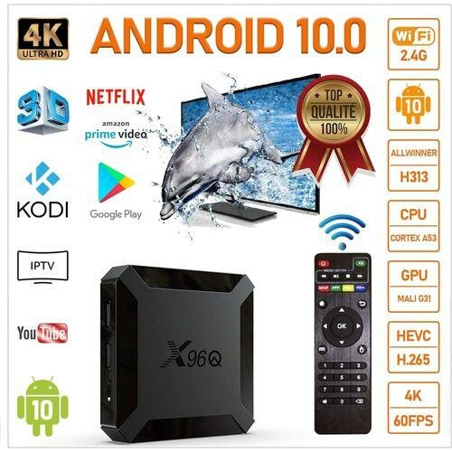 Boîtier TV Android 4K X96Q