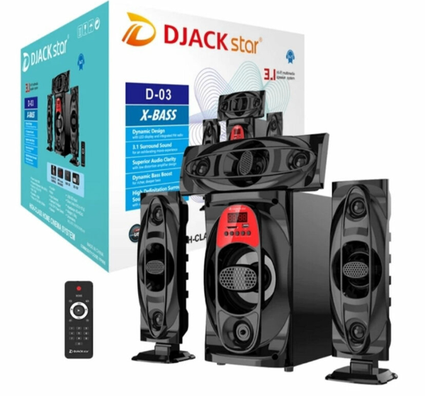 DJACK star Enceinte Bluetooth 3.1 X-BASS