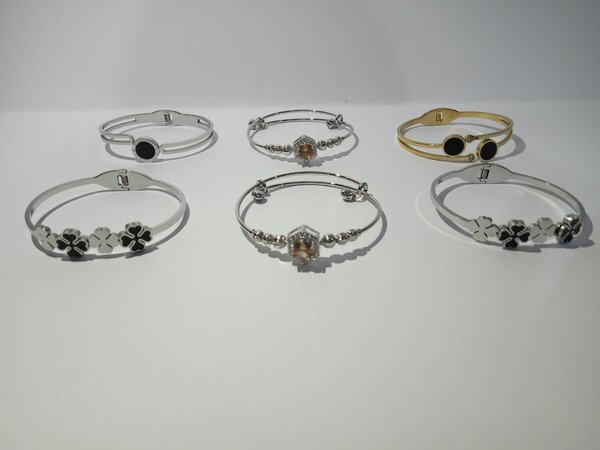 Available bangles bracelet necklace rings earrings etc