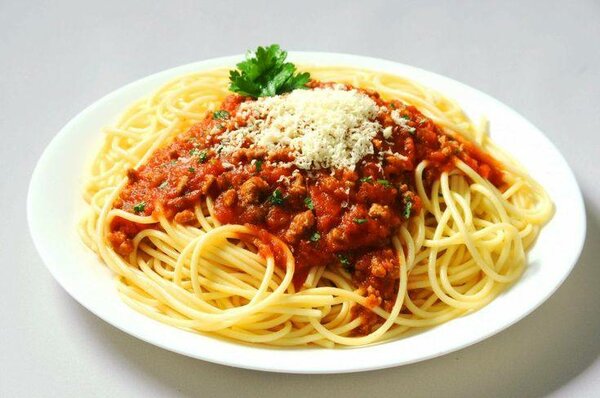 Spaghetti bolognaise fromage