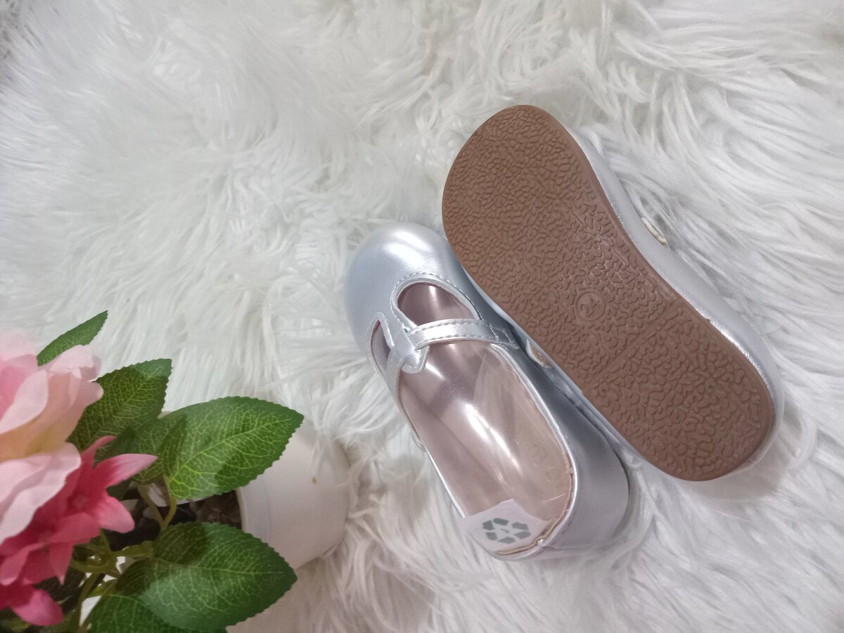 MS Baby Silver Shoes.