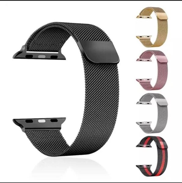 Bracelet de montre en acier inoxydable et nylon