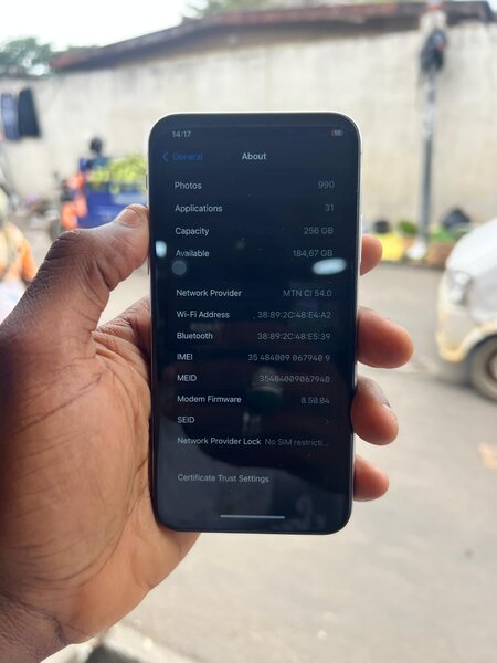 iPhone X 256GB Argent