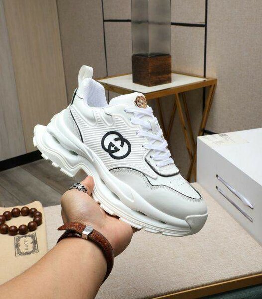 Baskets chunky blanches