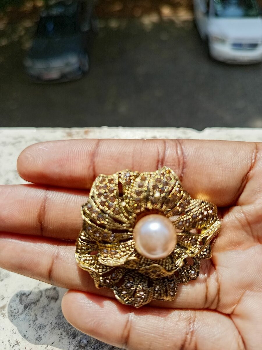Statement brooch available