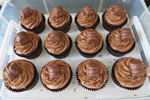 Cupcake au chocolat gourmand
