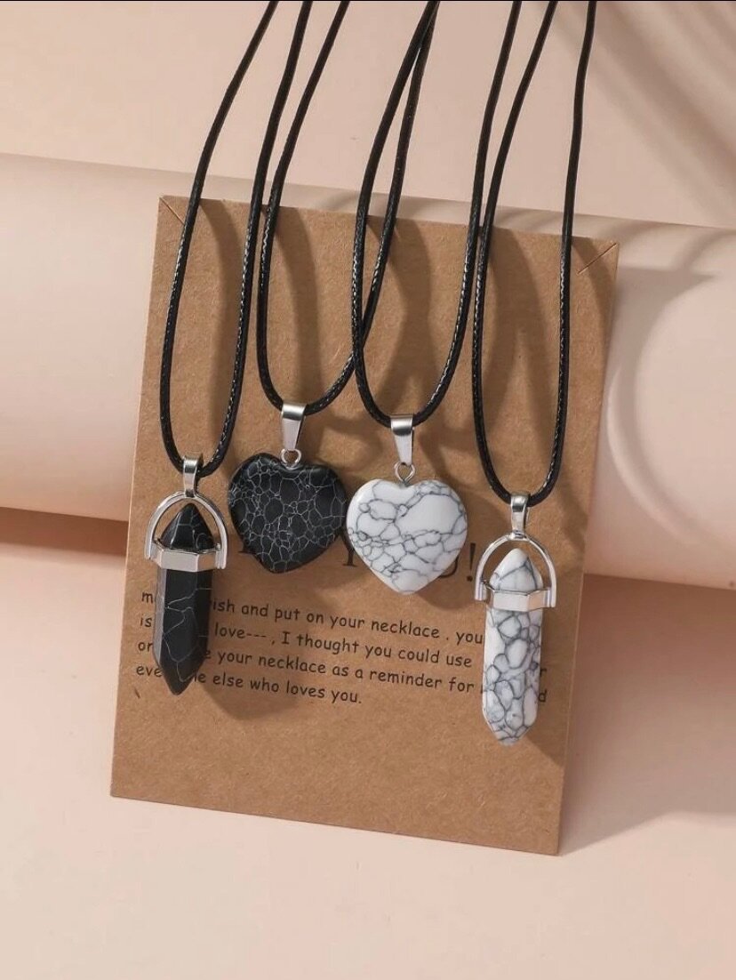 Ensemble pendentif pour couple