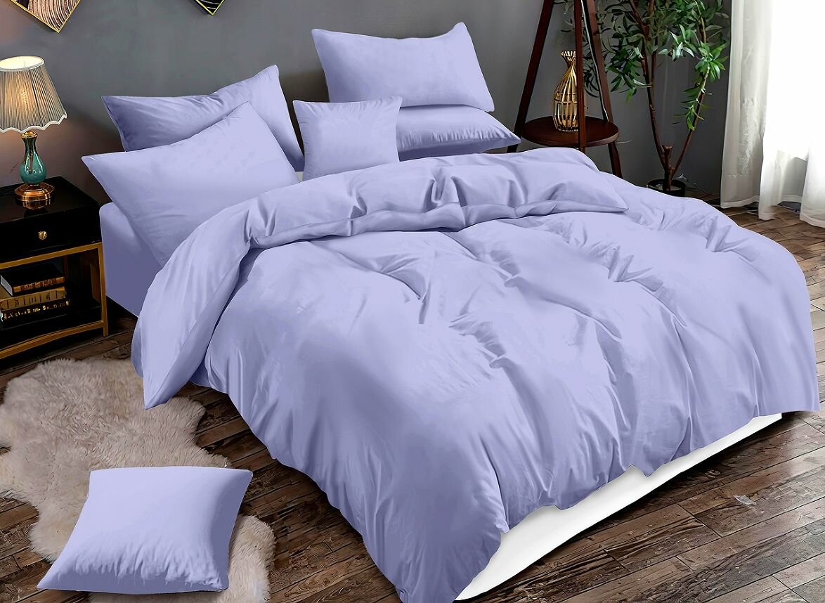 Drap de lit couleur unique en cotton