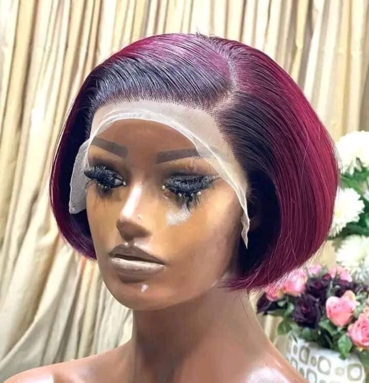 Perruque Bob en Dentelle