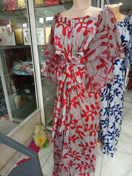 Robe longue imprimée élégante