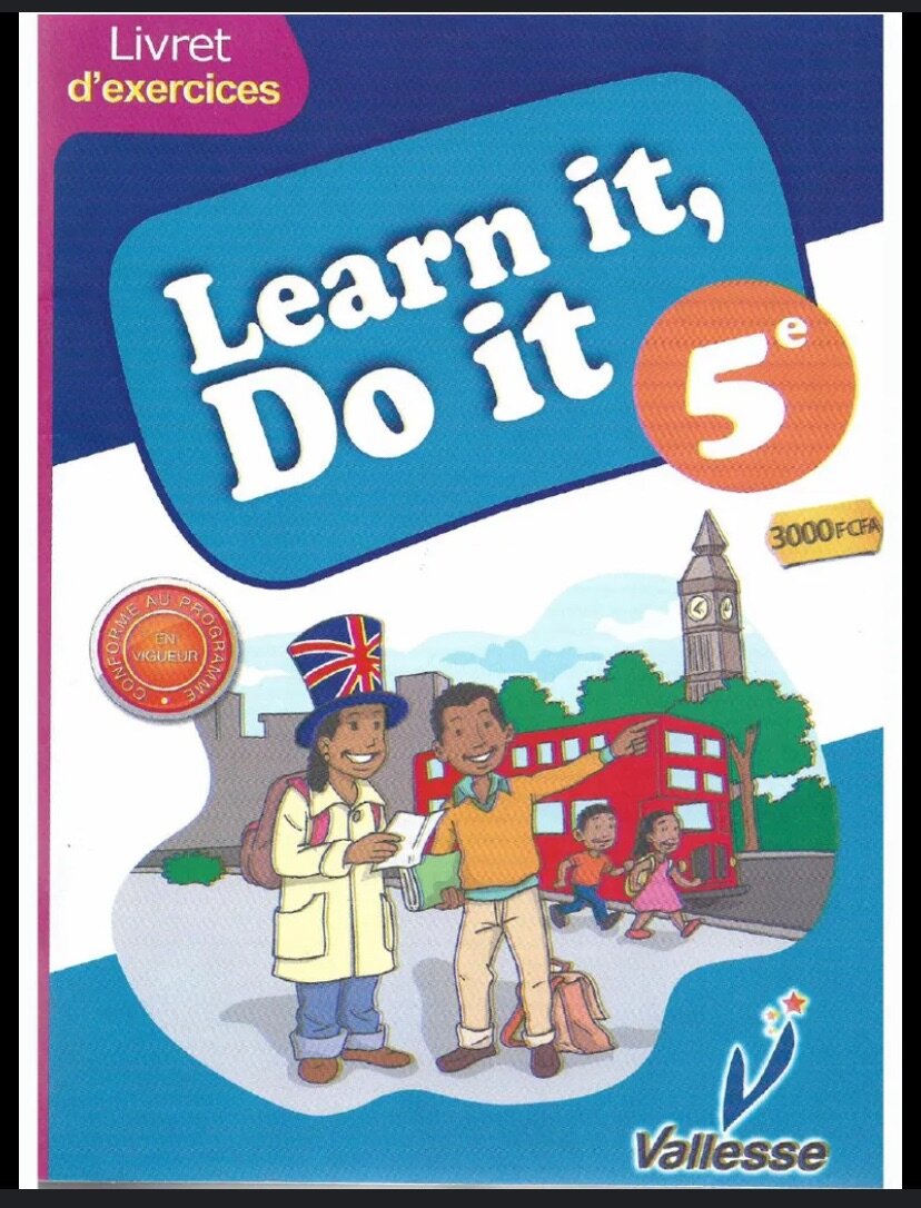 Livret d'exercices anglais