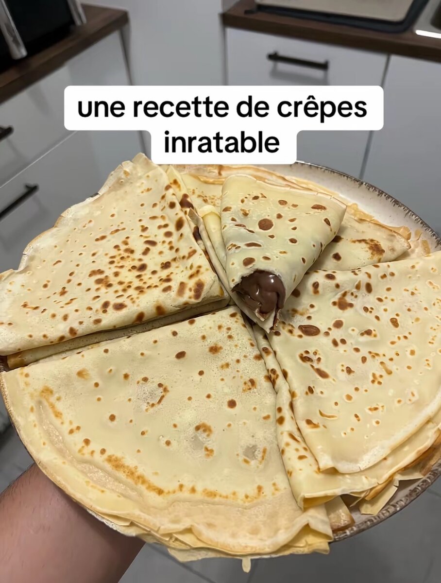 Crêpes au Nutella gourmandes