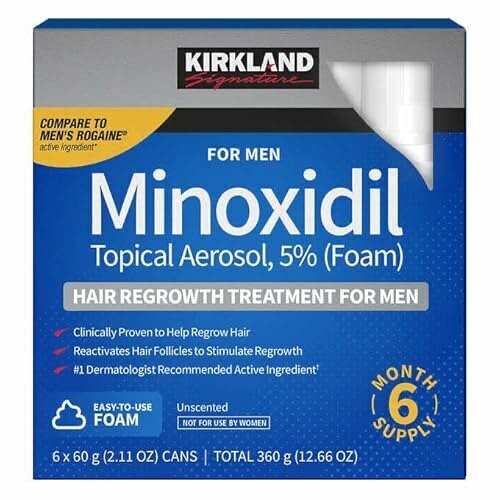 Kirkland minoxidil aerosol (Kirkland foam ) 6 months supply