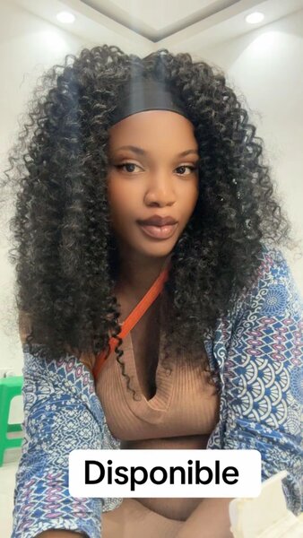 Perruque Bouclée Naturelle