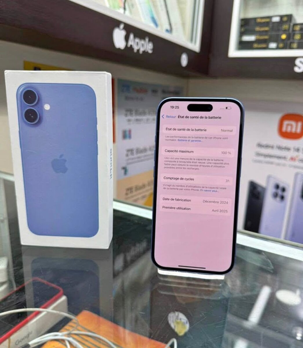 iPhone 16 Bleu 128GB Neuf