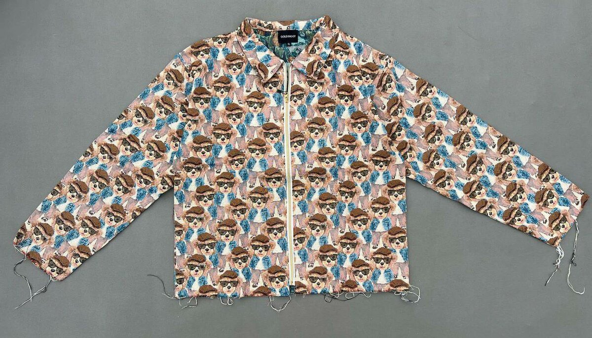 Chemise imprimée ludique unisexe