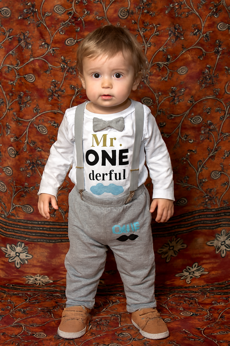 Tenue bébé "Mr. ONEderful"