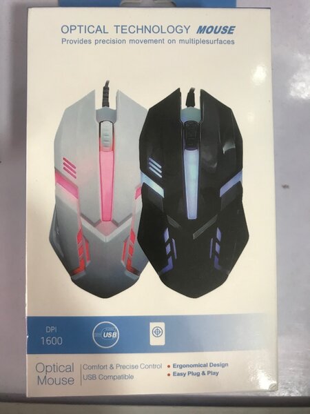 Souris à fil Gamer lumineuse