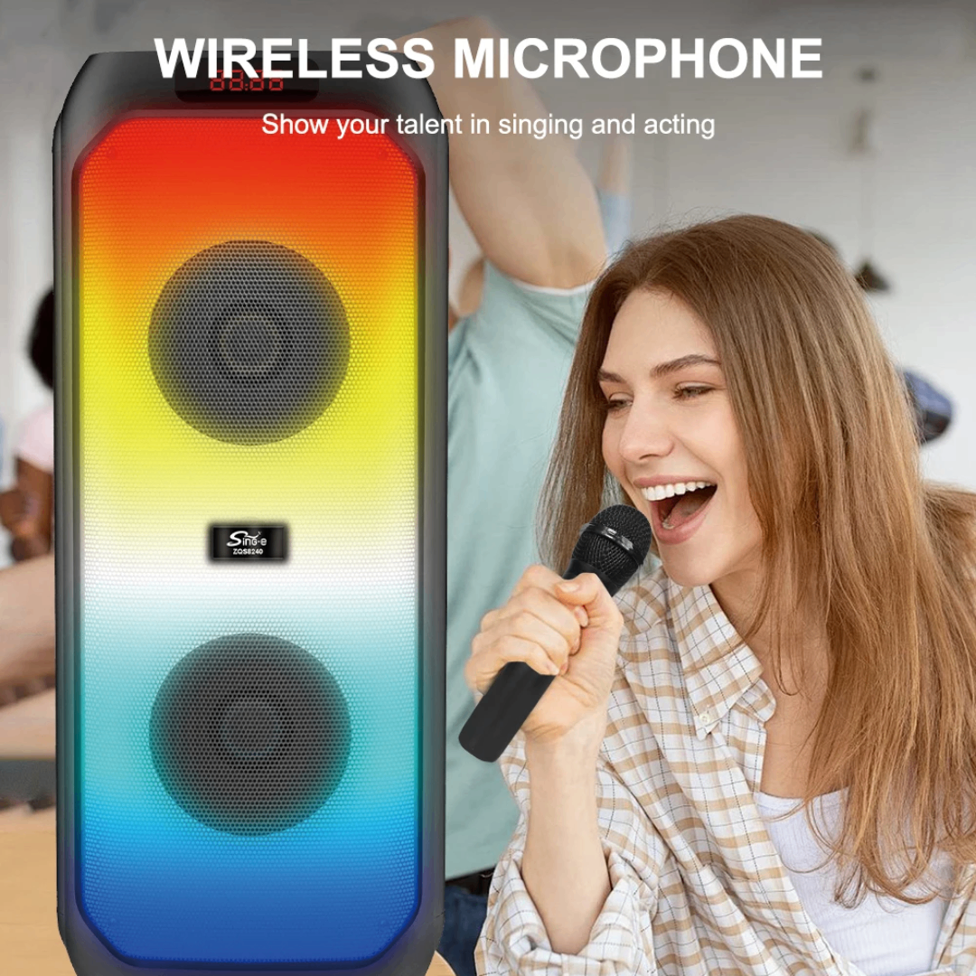 Enceinte Bluetooth LED Portable