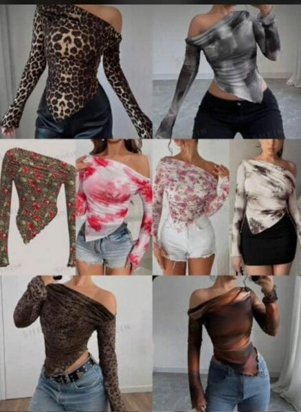 Top asymétrique tendance femme