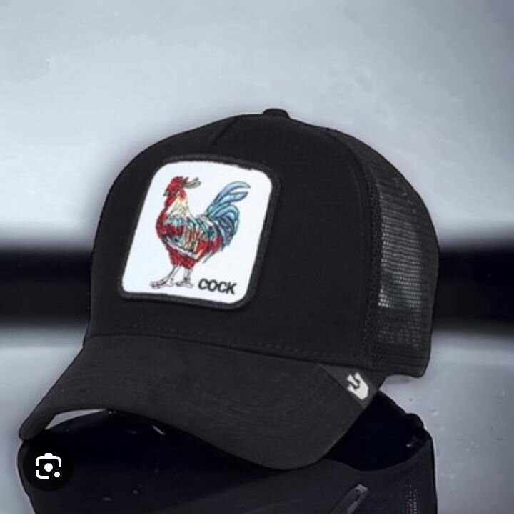 Casquette Trucker Coq Noir