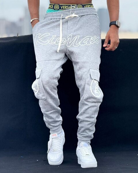Pantalon de jogging gris homme