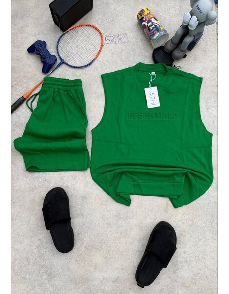 Ensemble de sport vert unisexe