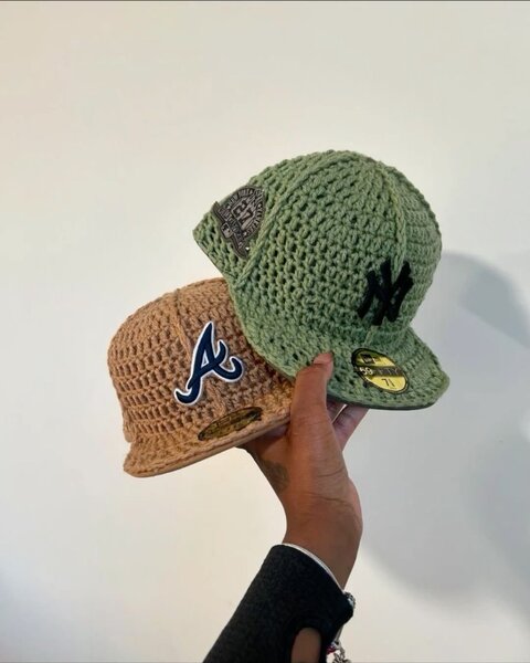 Casquette en crochet tendance