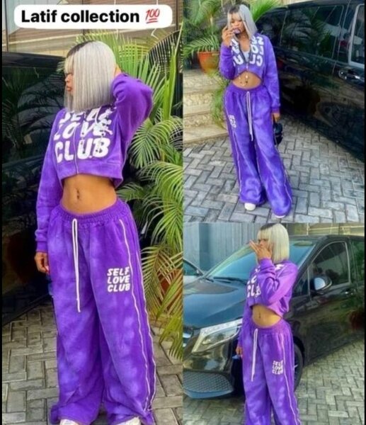 Ensemble violet "Self Love Club"