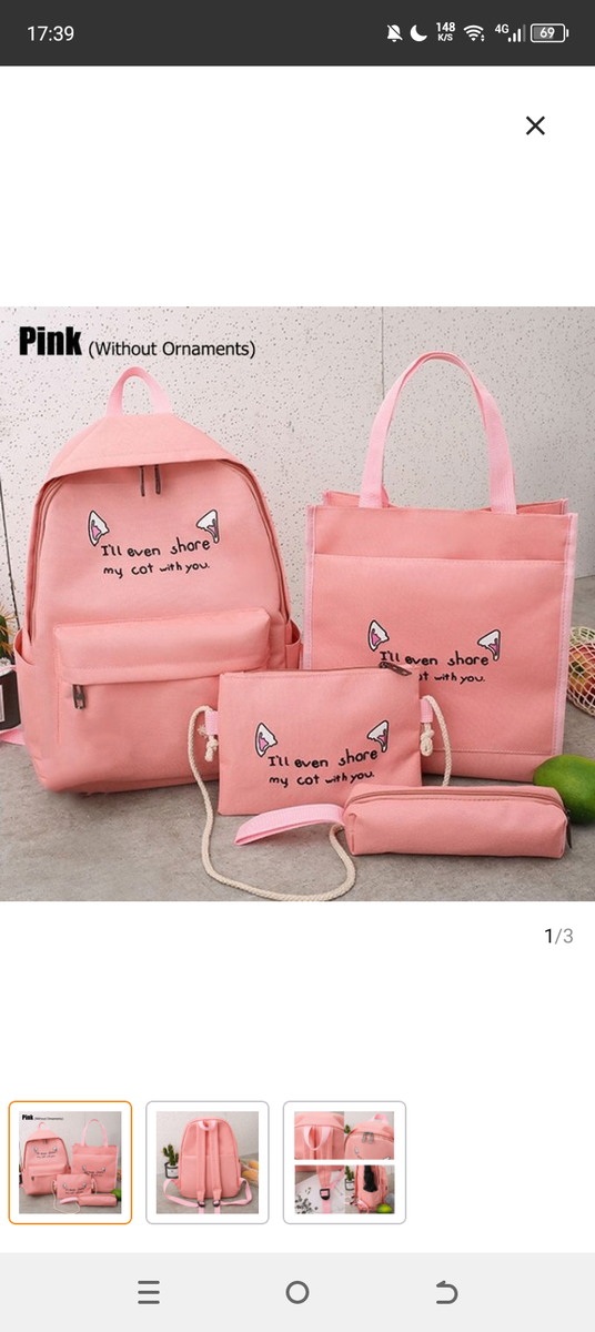 Complet de sac pour l'école