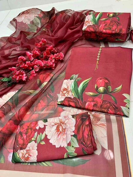 Women 3pc silk suit