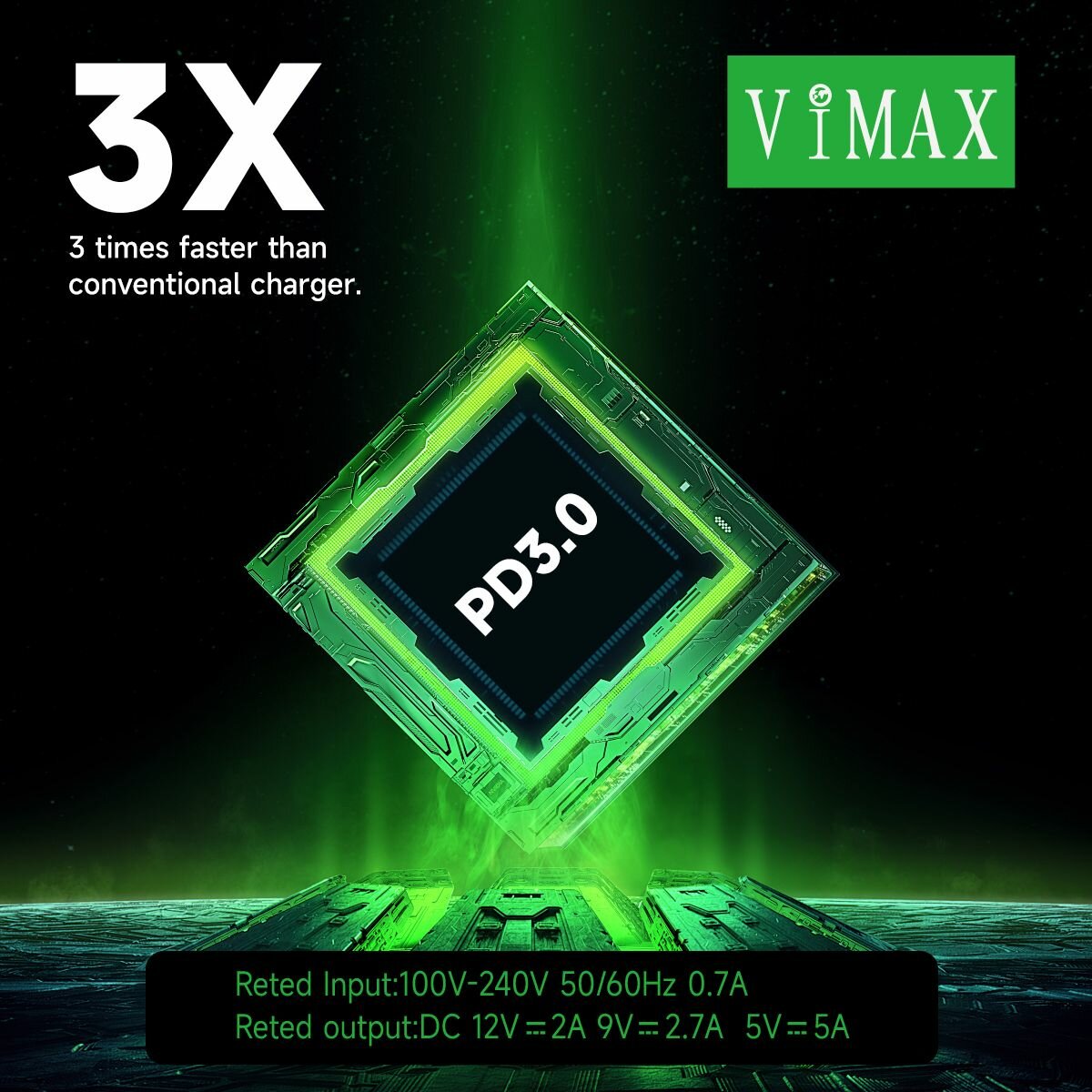 Chargeur rapide VIMAX 25W