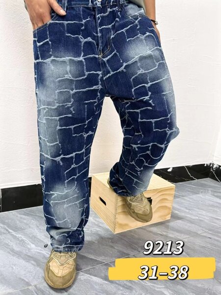 Jean imprimé décontracté