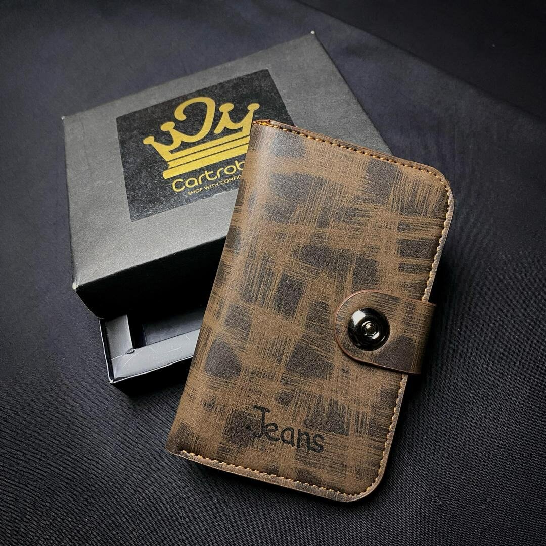 Uni-Sex PU Leather Trifold Wallet