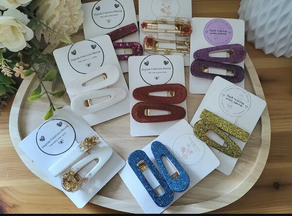 Pinces colorées tendance