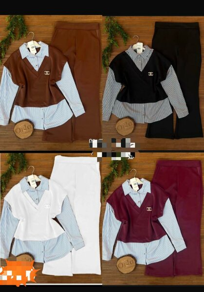 Ensemble Chemise et Gilet Femme