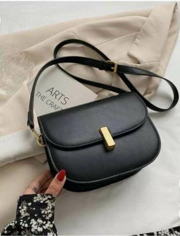 Sac bandoulière élégant noir