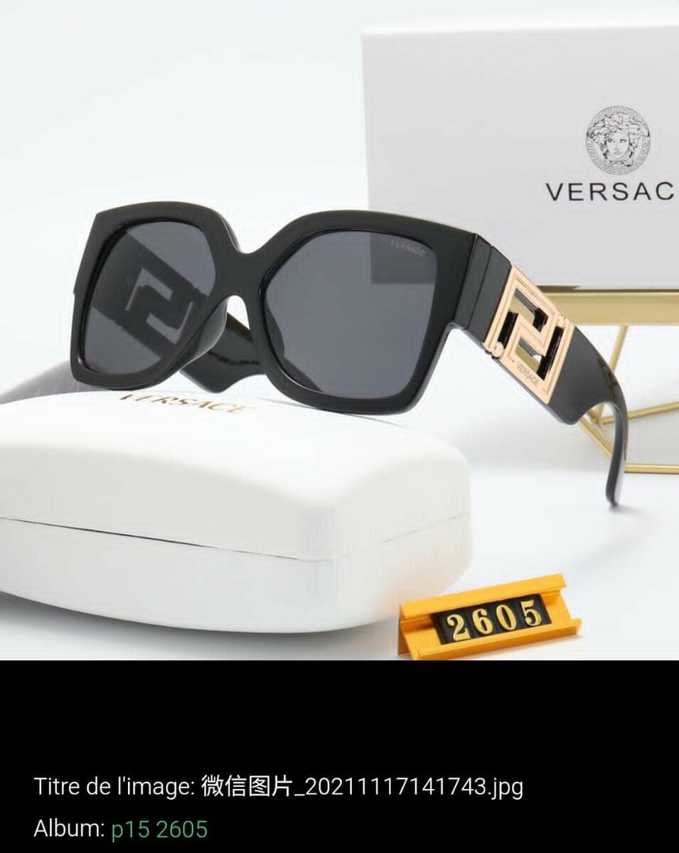 Lunettes de soleil luxe fashion