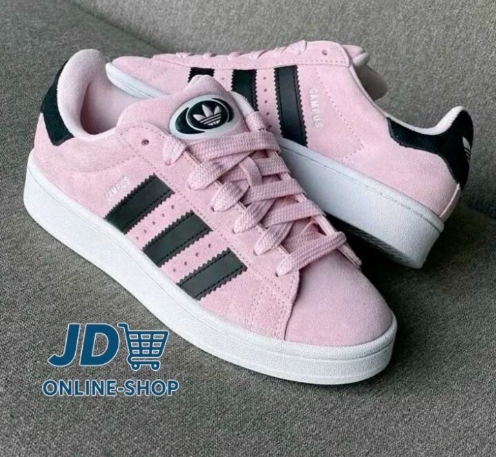 Baskets Adidas roses femme