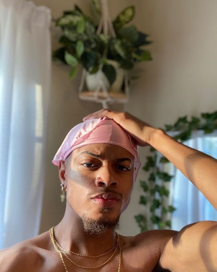 Durag en Satin Rose