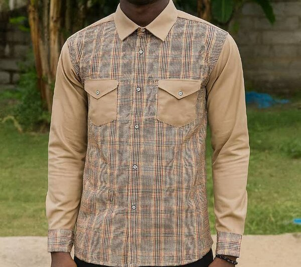 Chemise à carreaux élégante