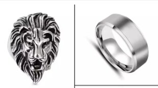  Silver Lion Head Rings & Rings For Boys & Girls