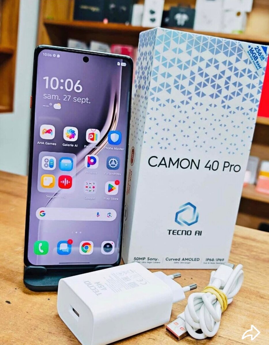 Tecno AI Camon 40 Pro Smartphone