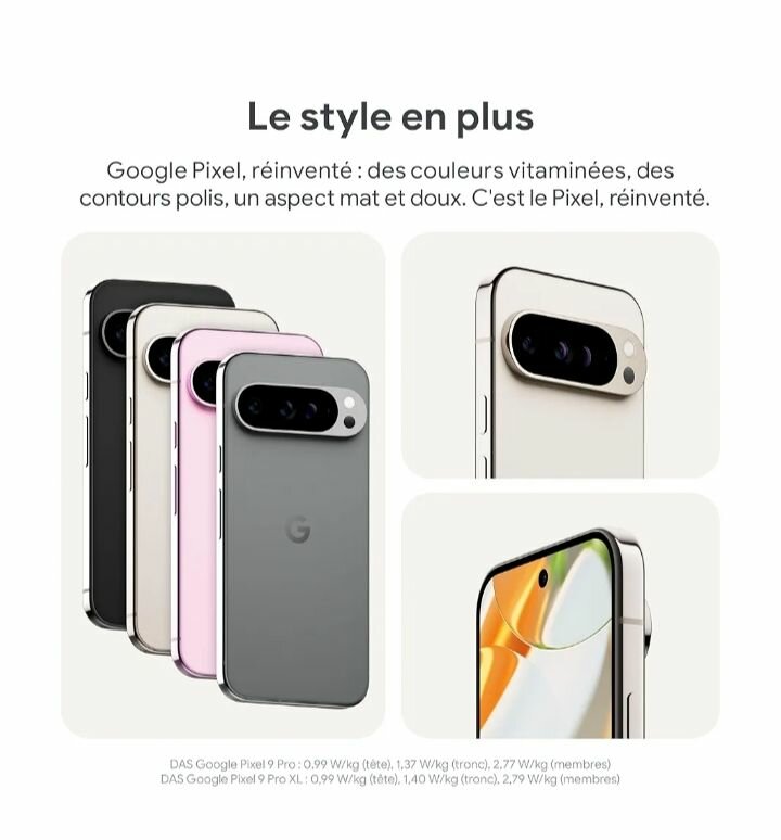 Google Pixel 9 Pro - Épuré