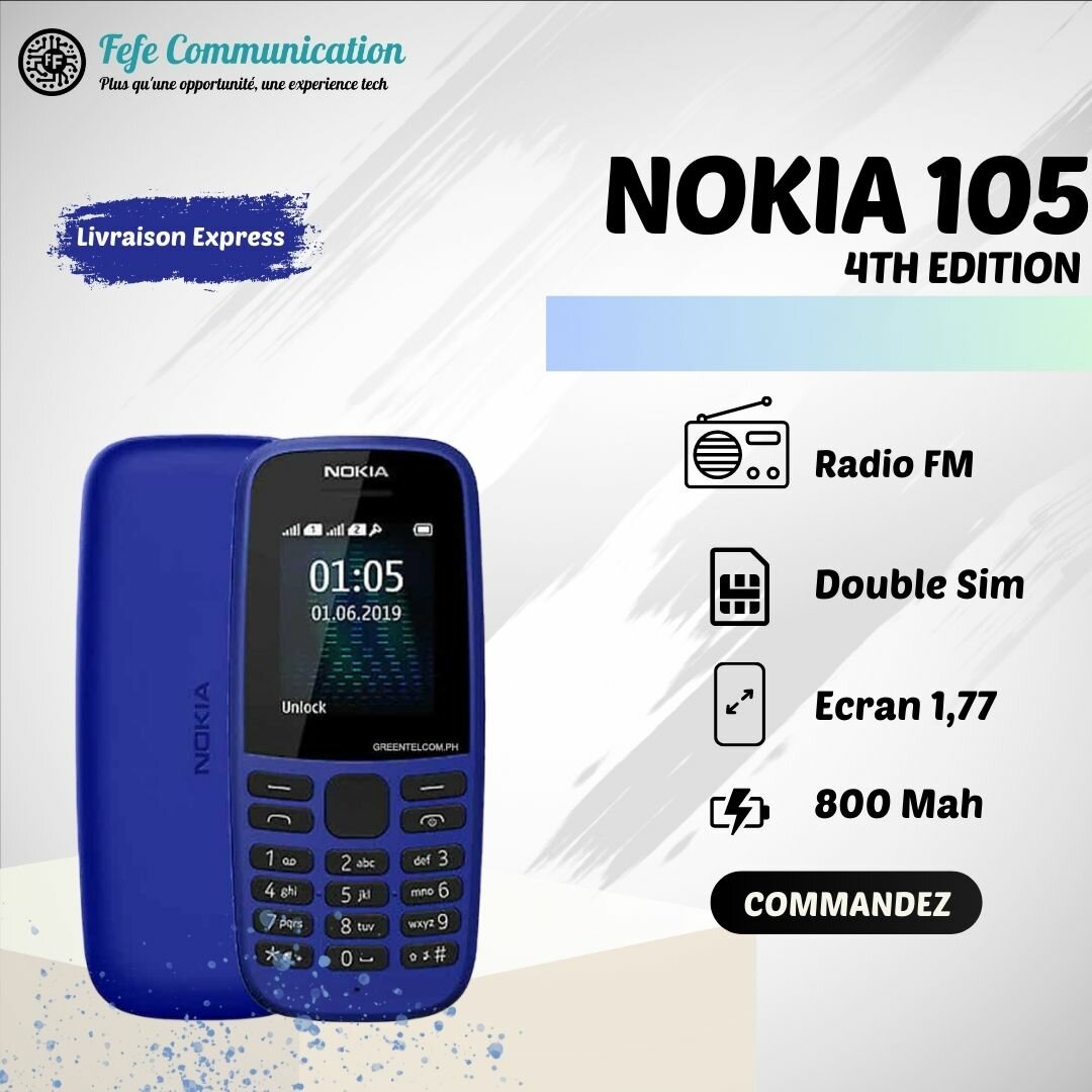 Nokia 105 4th Edition - 2 Sim