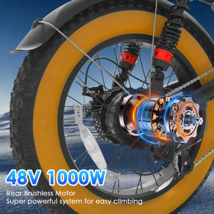 Vélo Électrique Tout-Terrain 1000W