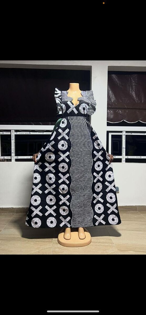 Robe longue ethnique élégante