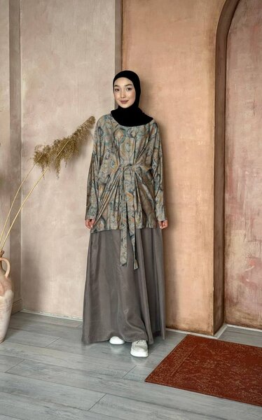 Юбочный костюм в этно стиле