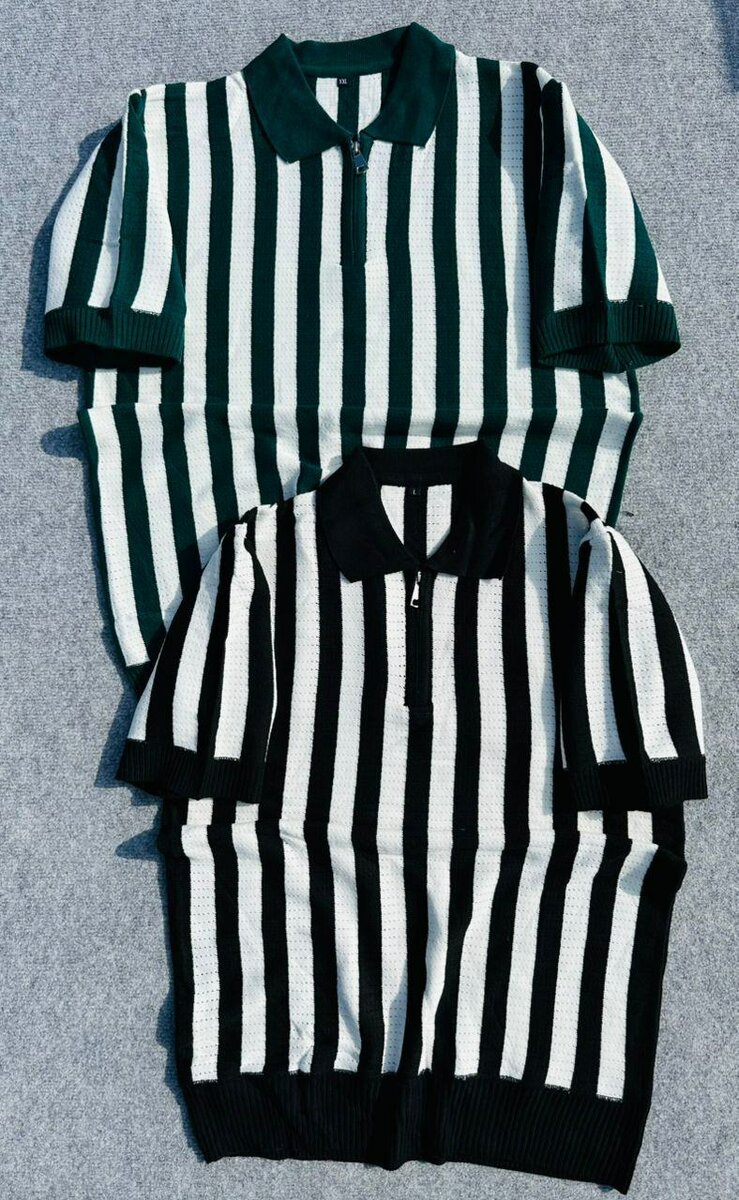 Polo à Rayures Vintage Homme